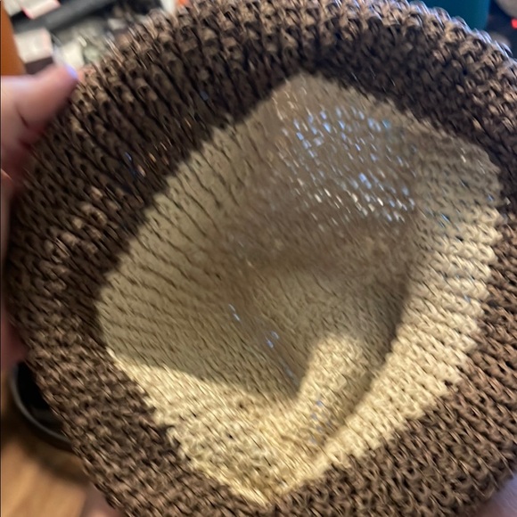 Stylish Brown and Cream Crochet Hat - Picture 4 of 4